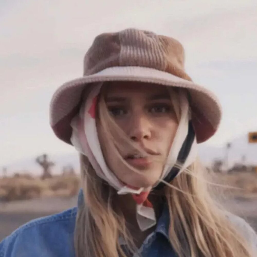 Wyeth Sam Patchwork Corduroy Bucket Hat- Todd Magill Cream , Pink OS NWT